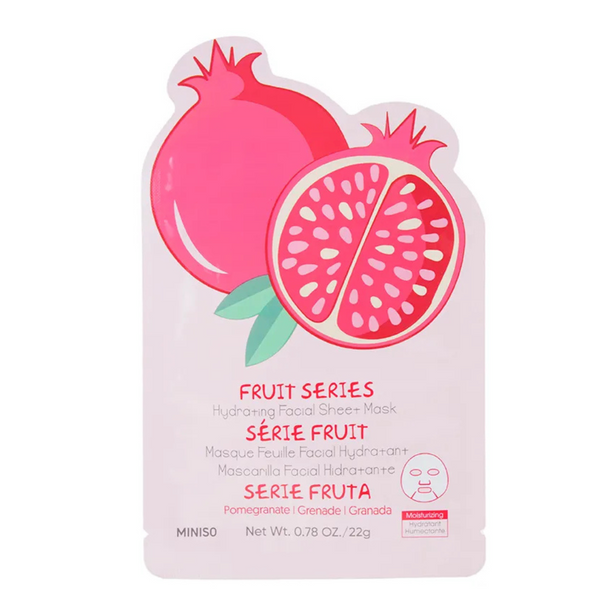Fruit Series Hydrating Facial Sheet Mask (Pomegranate)