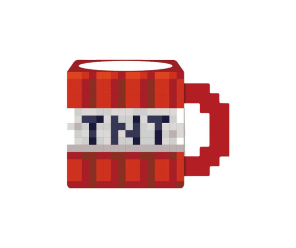 Minecraft Square Ceramic Mug 470mL(Red)