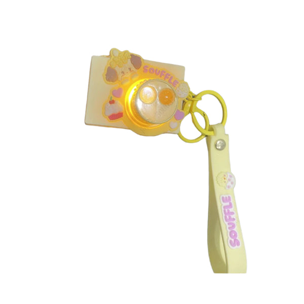 MIKKO Collection Camera LED Light-Up Keychain(Souffle)