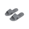 (Gray, 41-42)  Simple Series Bathroom Slippers with Comfortable Sole for Men