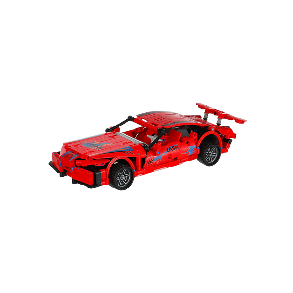 Race Car Building Blocks (Red)