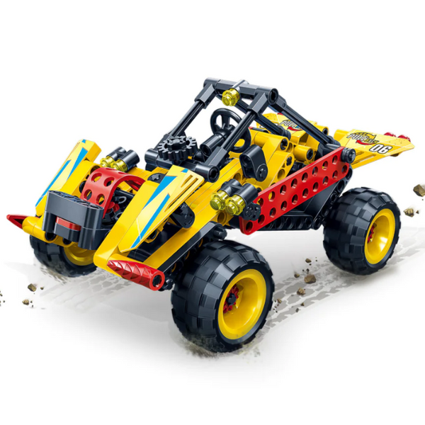 Race Car Building Kit(Yellow, 200 pcs)