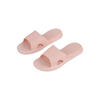 (Pink, 39-40) Simple Series Bathroom Slippers with Comfortable Sole for Women