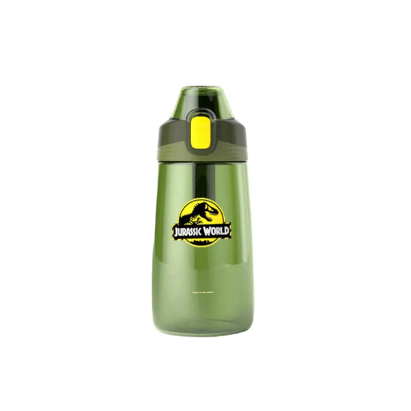 Jurassic World Tritan Bottle with Silicone Handle (500mL)(Dark Green)