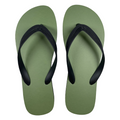 (Green,41-42) Solid Color Men's Flip-Flops