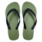 (Green,43-44) Solid Color Men's Flip-Flops