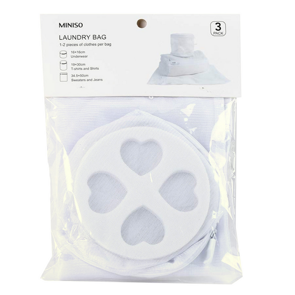 Laundry Bag- White (3 Pack)