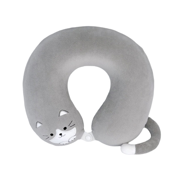 Lovely Animal Memory Foam Neck Pillow (Kitten)