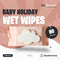 Baby Holiday Wet Wipes (80 Wipes)