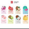 Pack of 3 | Fruit Series Hydrating Facial Sheet Mask (Peach Yogurt)