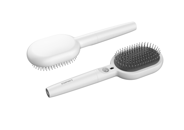 Classic Series Rechargeable Negative lon Hair Brush Model: EA21001(Beige)