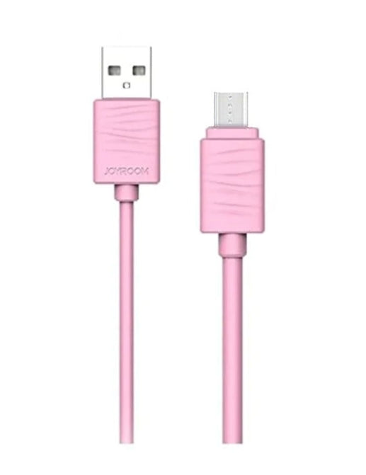 Joyroom Fast Data Round Cable,1.0meter S118 Charging Cable (Pink) (Android)