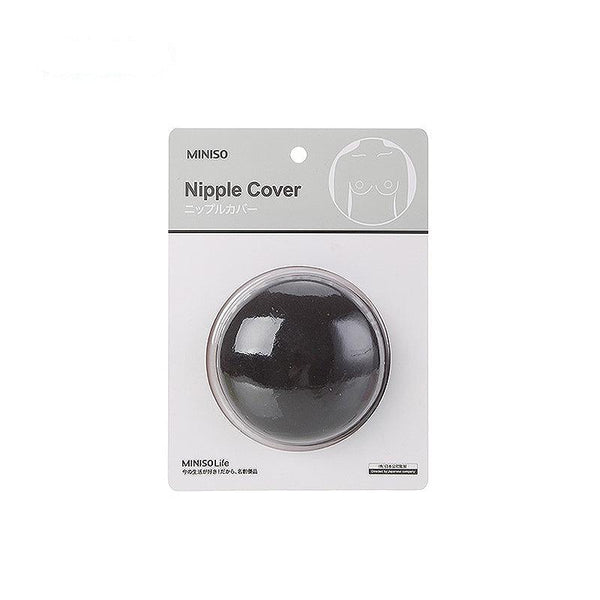 Miniso Flower Shape Fabric Nipple Cover 2 Pairs(Black)