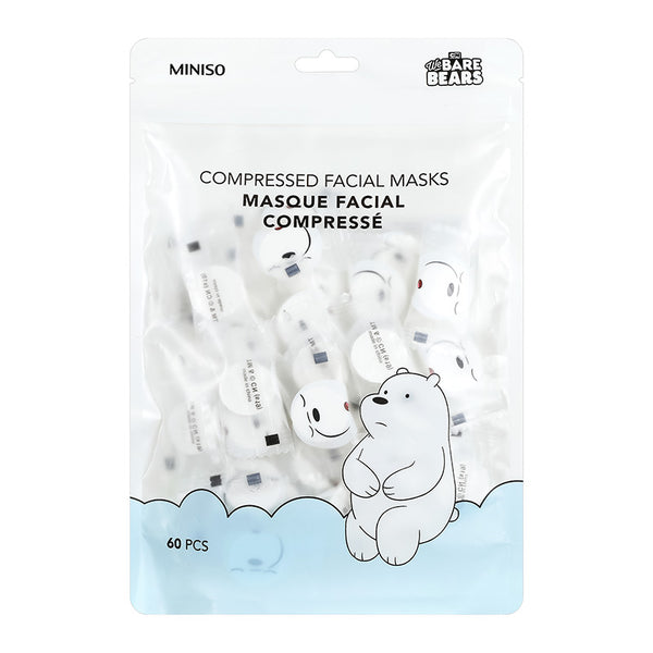 We Bare Bears Compressed Facial Masks