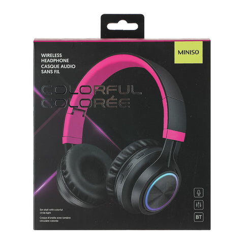 Fashion Wireless Headphones with Colorful Lights