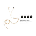 CD Pattern Hi-fi In-ear Earphones (Golden)