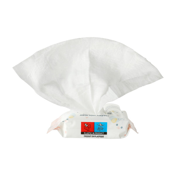Happy Holiday Thick Wet Wipes (8 Wipes*8 Packs)