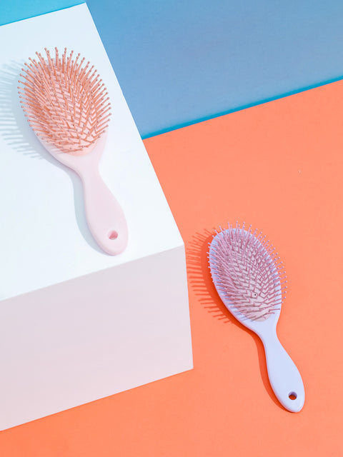 Cream Series Massaging Paddle Hair Brush (2 Colors)
