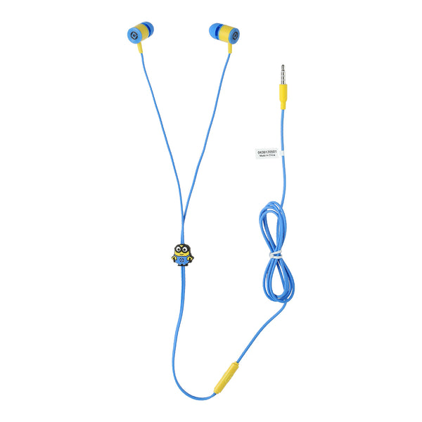 Minions Collection 3.5mm In-ear Earphones Model：F056(Blue)