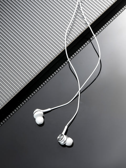 HIFI Metal In-ear Earphones Model:8474#(White)
