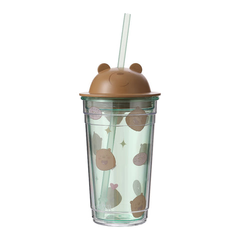 We Bare Bears Collection 4.0 Tumbler with Straw 440mL (Grizzly)