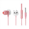 We Bare Bears Collection 4.0 In-ear Earphones with Storage Bag Model: 838＃(Pink)