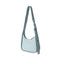 Solid Color Shoulder Bag with Adjustable Strap(Light Blue)