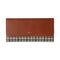 Women's Long Trifold Houndstooth Wallet with Flap (Brown)