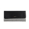 Women's Long Trifold Houndstooth Wallet with Flap (Black)