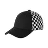 Checkerboard Baseball Cap(Black)