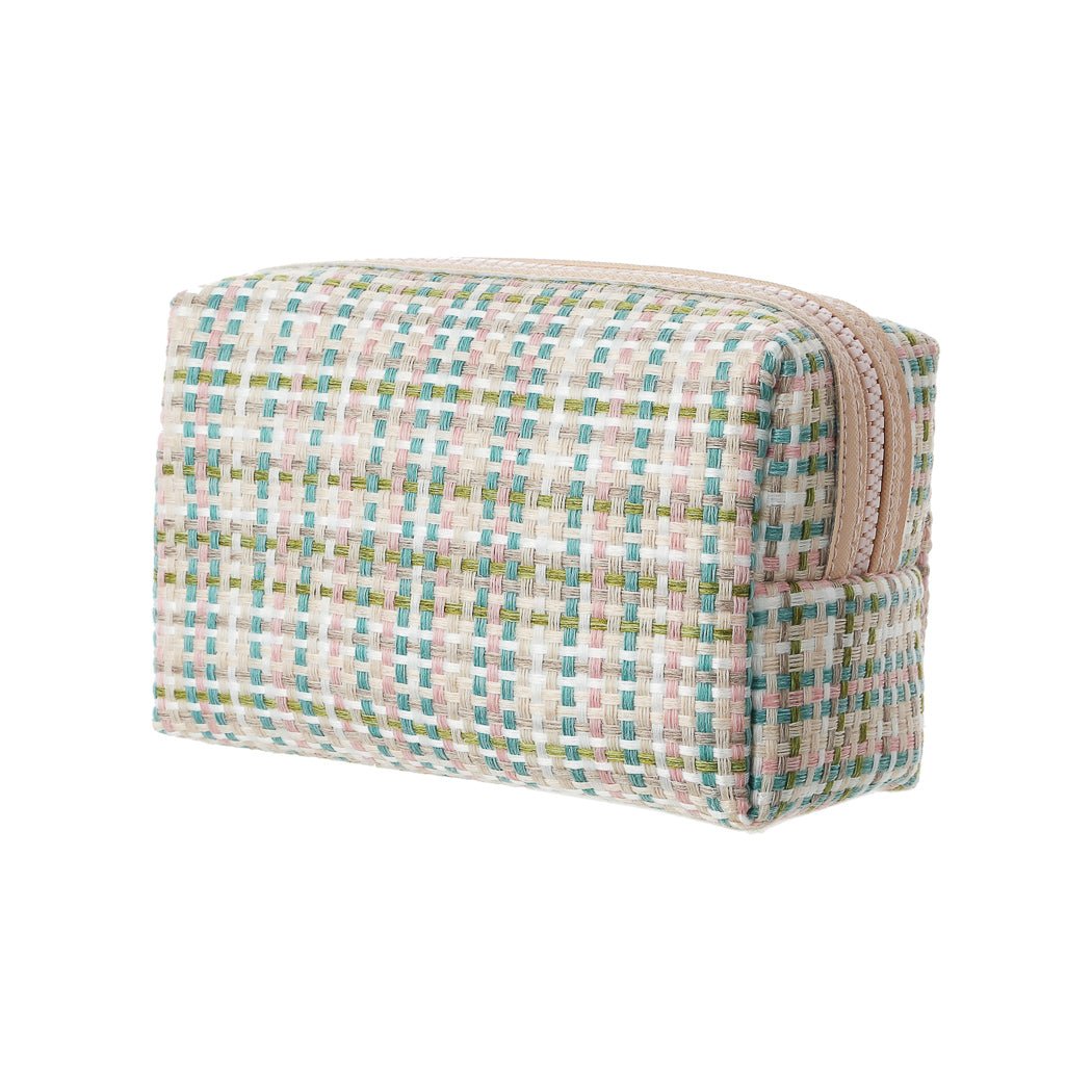 Women's Rectangle Cosmetic Bag (Pink)