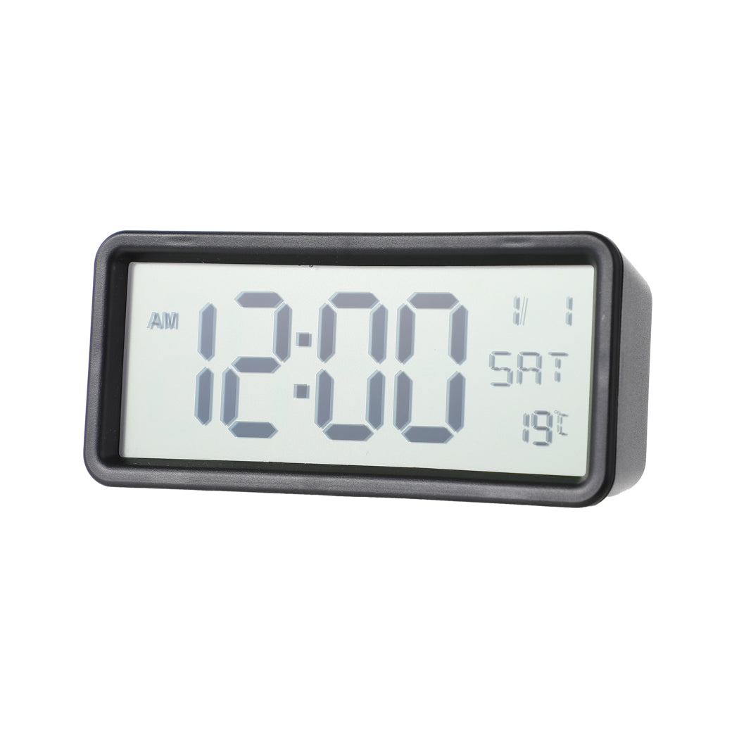 Large Screen Electronic Alarm Clock (Black) Miniso Pakistan