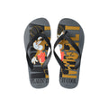 (Black & Gold,41-42) Miniso Disney Mickey Mouse Sports Collection Men's Flip-Flops