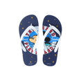 (Blue & White,41-42) Miniso Disney Mickey Mouse Sports Collection Men's Flip-Flops