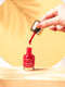 Pack Of 2 | Golden Cap Oil-based Nail Polish(11 Glitter Red)