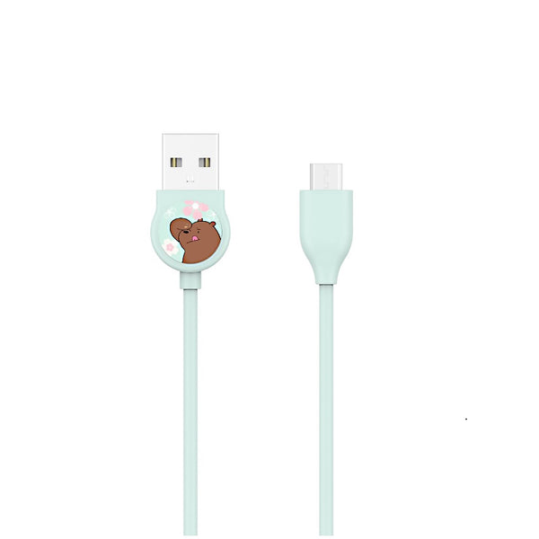 We Bare Bears-Micro USB Data Cable Grizzly