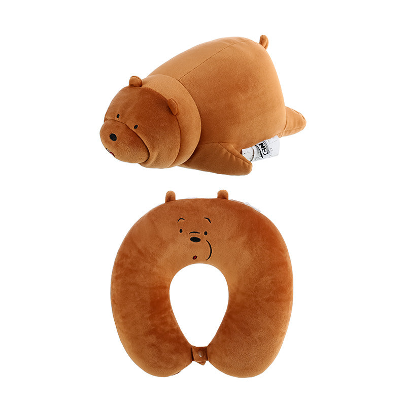 We Bare Bears Adjustable U shaped Pillow Grizzly