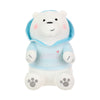 We Bare Bears Plush Toy With Hoodie(Ice)