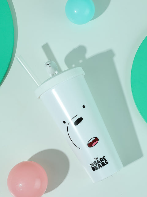 We Bare Bears- Water Bottle with Straw (Type B)