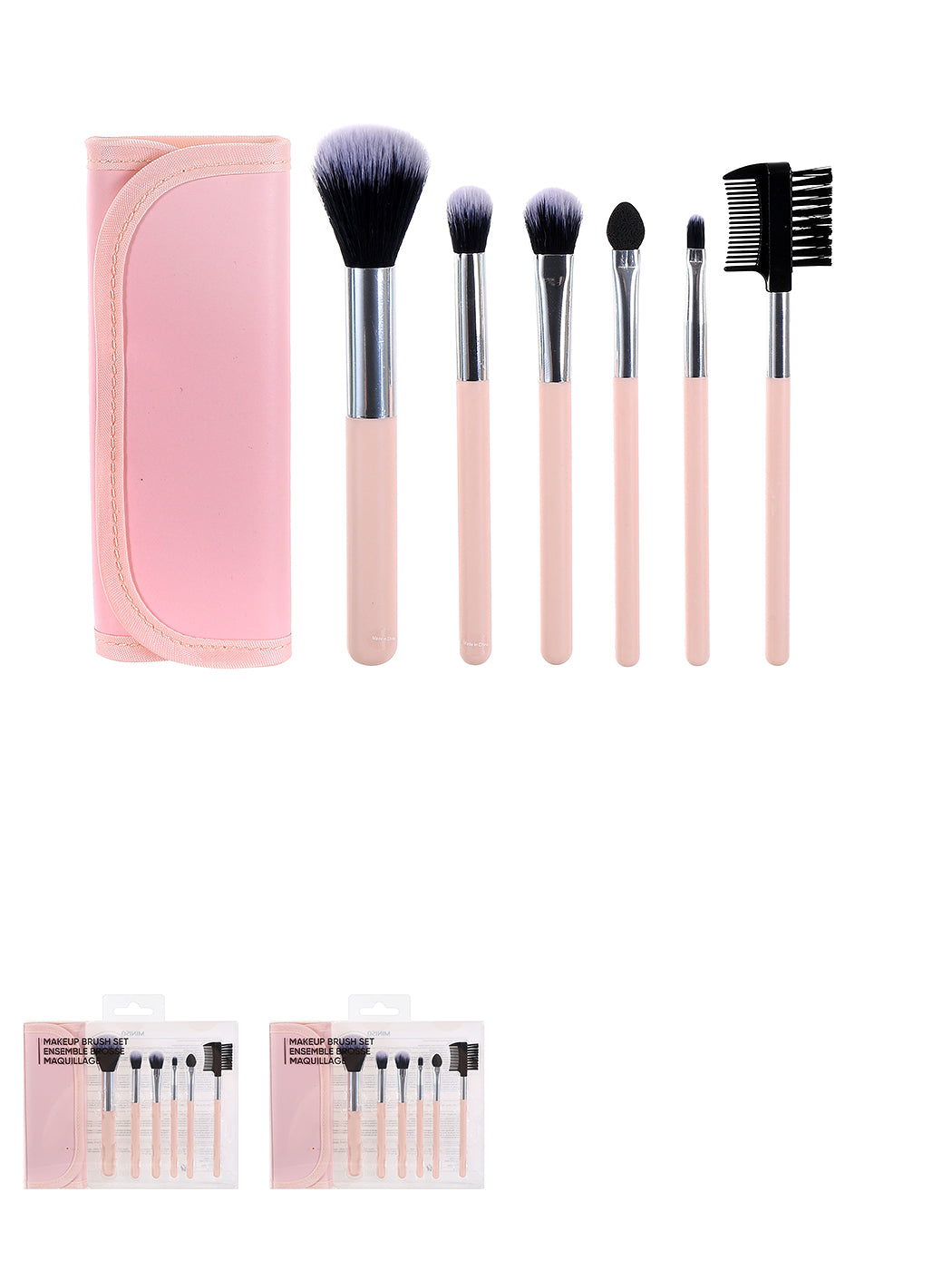 Makeup Brush Set Coral Orange Miniso Pakistan