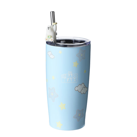 We Bare Bears Collection 4.0 Steel Tumbler with Straw (530mL) (Ice Bear)