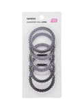 5.0 Black Spiral Hair Ties (5pcs)