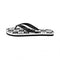 (Black and White,41-42) Love and Peace Series Men's Flip Flops