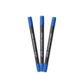 Pack of 3 | Water Soluble Double Headed Colored Pen (Blue)
