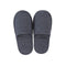 Women's  Foldable Stripe Slippers (Grey+ Dark Blue)